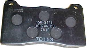 SA Stainless and Titanium Brake Pad BP28