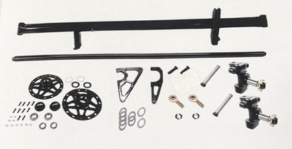 Front Axle Kit Premium 50" Titanium Black - Kreitz Oval Track Parts