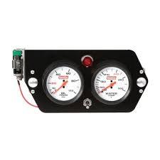 Quick Car Pro Sprint Gauge Panel with Light and Switch