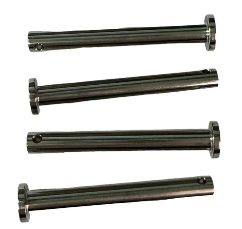 Titanium Bumper Pins - set of 12