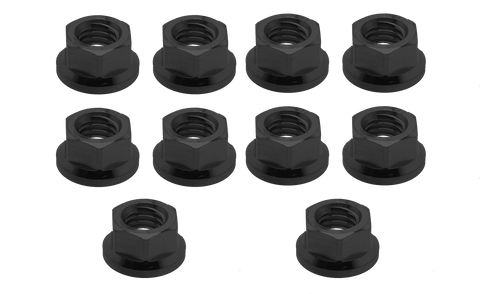Black Titanium Front Hub Lugnuts