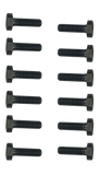 Black Ti Fuel Tank Top Plate Bolts - Kreitz Oval Track Parts