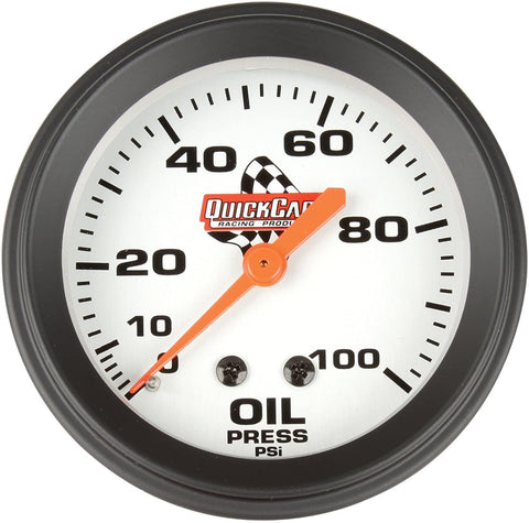Quick Car Sprint Car Oil Pressure Gauge - Kreitz Oval Track Parts