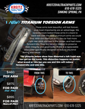 Ti Front Arms - Kreitz Oval Track Parts