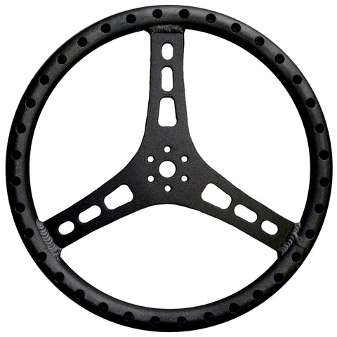 Black Lightweight 15" Steering Wheel - Kreitz Oval Track Parts